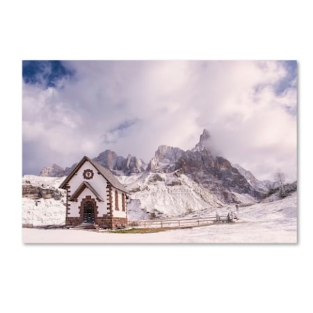 Michael Blanchette Photography 'Alpine Chapel' Canvas Art,22x32